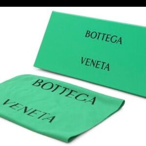 Bottega Veneta VB11100 Gold Square Metal Frame Eye Glasses 🤓 Oversized